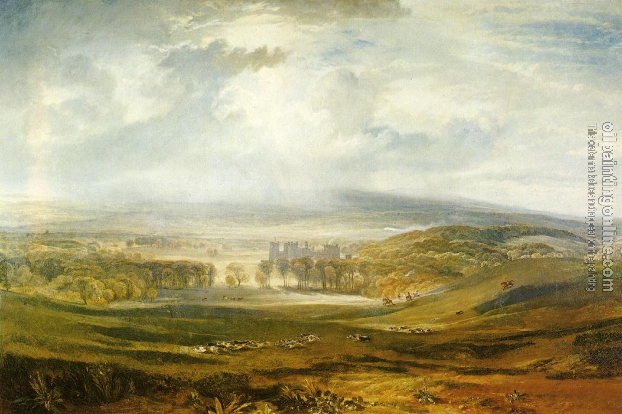 Turner, Joseph Mallord William - Raby Castle, the Seat of the Earl of Darlington